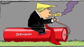 火药桶里搅屎，特朗普葫芦里卖的是什么耶路撒冷？