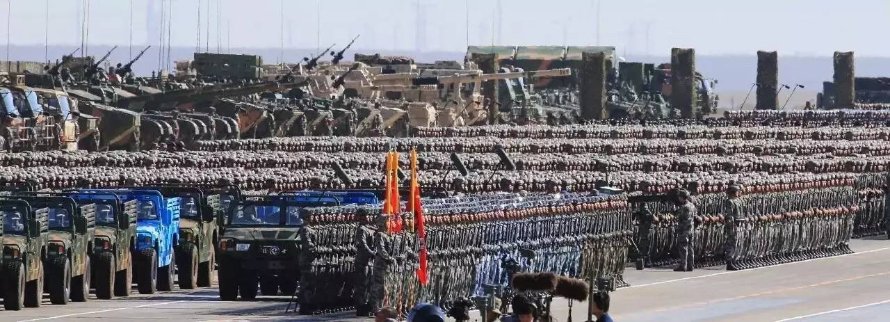 沙场点兵朱日和 从这里走向战场  颤抖吧阿三