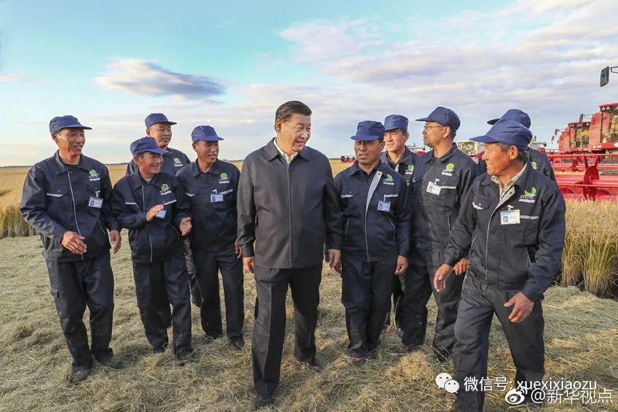 习近平：中国人的饭碗任何时候都要牢牢端在自己的手上