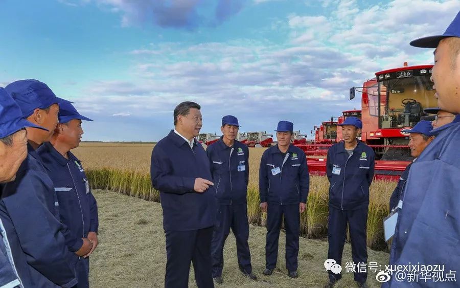 习近平：中国人的饭碗任何时候都要牢牢端在自己的手上